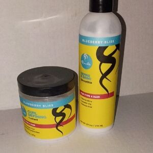 Curls- Bluebetty Bliss Define & Shine Smoothie And Curl Defining Custard Bundle